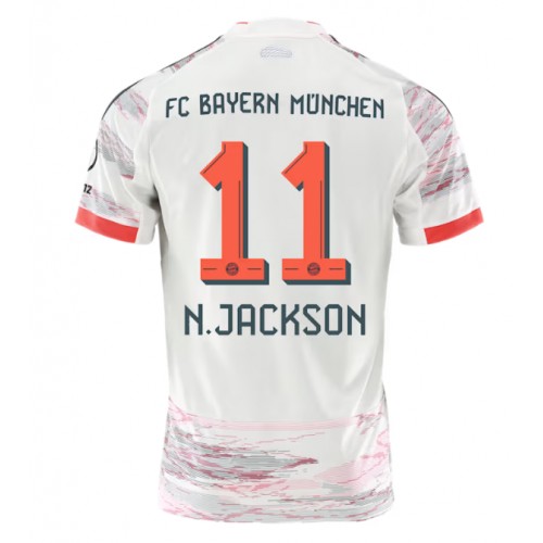Bayern Munich Nicolas Jackson #11 Udebanetrøje 2025-26 Kortærmet
